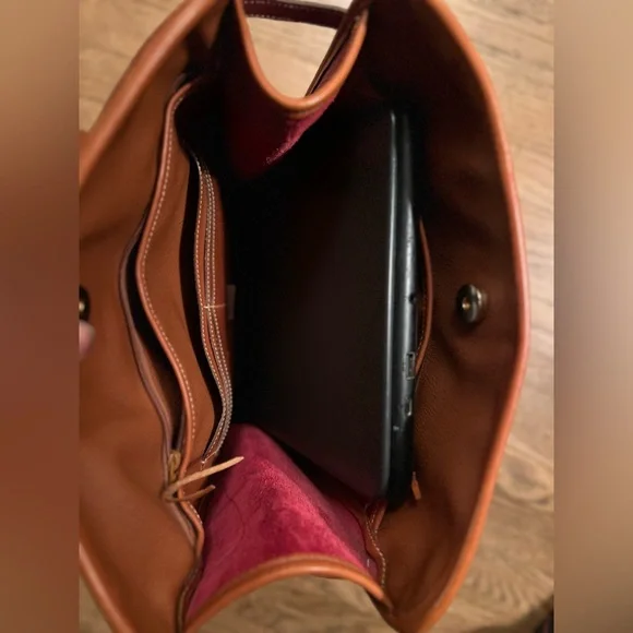 🥵 VERY RARE 🔥 VINTAGE DOONEY AND BOURKE AWL GLADSTONE SHOPPING BAG - Picture 11 of 14